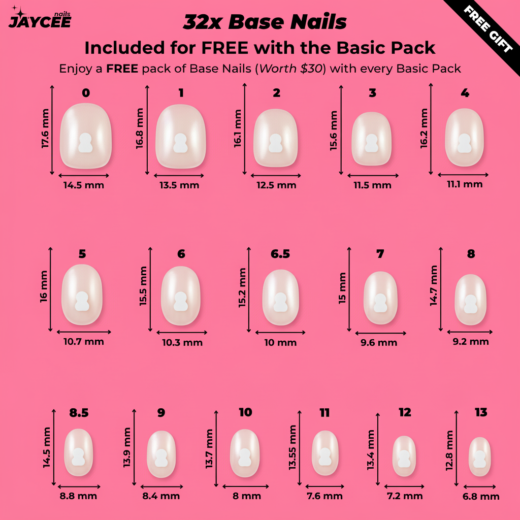 JAYCEE™ Base Nails - Solo Slay Pack